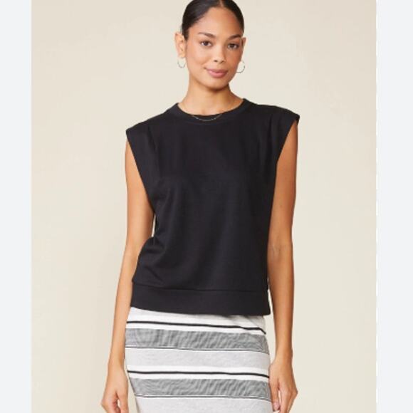 Anthem The Label Good Life Modal Blend Pullover Pleat Shoulder Knit Top Sz: L - Picture 7 of 7